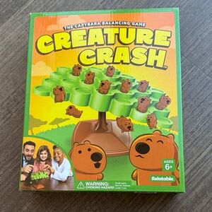 Creature Crash Capybara Balancing Game - Green and Brown